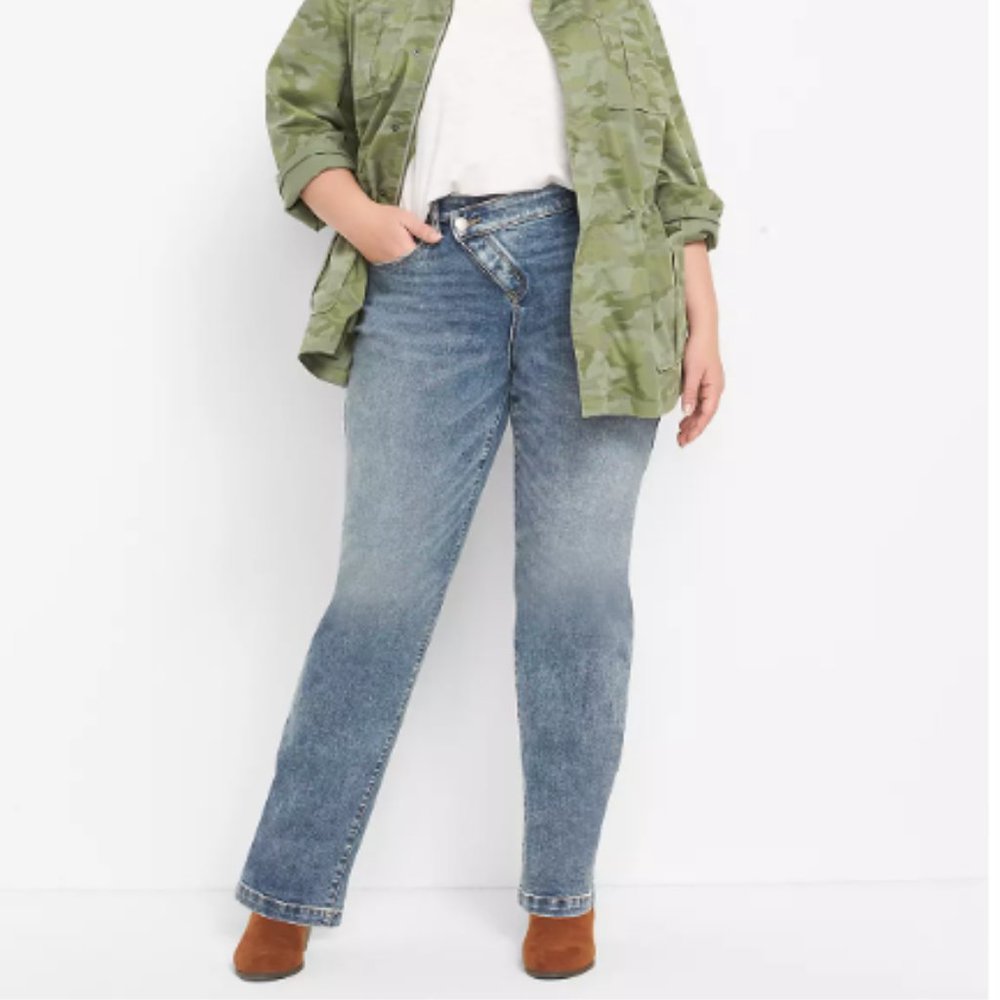 Lane Bryant Crossover Jeans Size 18S